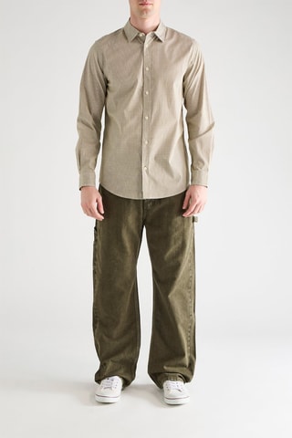 Chemise - Vert foncé et blanc