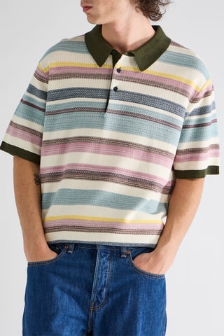 Polo - Beige et rose