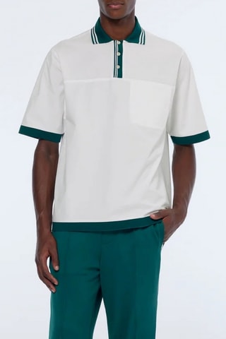 Polo relaxed - Blanc