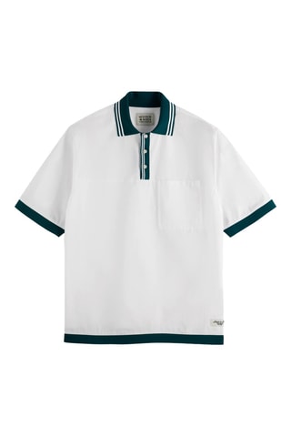 Polo relaxed - Blanc