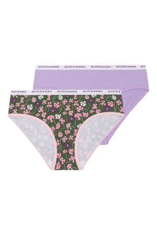 2 culottes - Violet