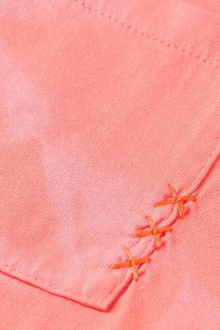 T-shirt tie and dye - Corail