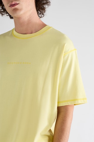 T-shirt en coton biologique - Jaune