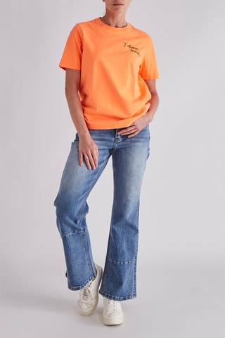 T-shirt en coton biologique - Orange