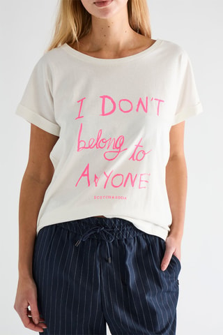 T-shirt en coton biologique - Blanc
