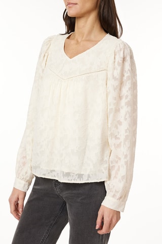 Blouse en dentelle - Ivoire
