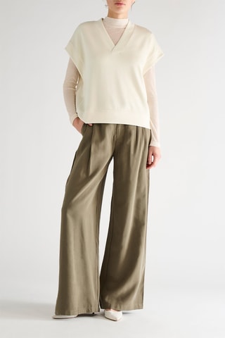 Sweat sans manches - Beige