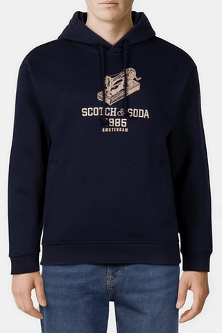 Sweat à capuche - Bleu marine