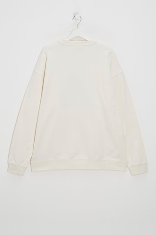 Sweat - Blanc et rose poudré