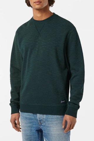 Sweat en coton biologique - Vert foncé