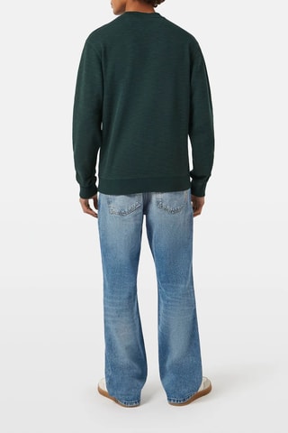 Sweat en coton biologique - Vert foncé