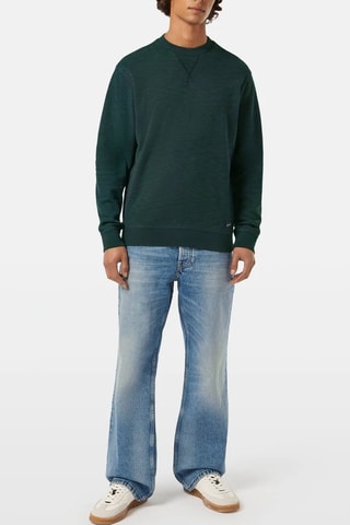 Sweat en coton biologique - Vert foncé