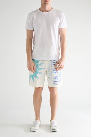 Short en coton biologique - Ecru