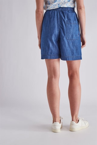 Short en jean - Bleu électrique