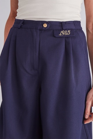 Short Taille haute - Bleu marine