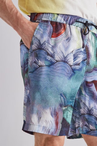 Short - Bleu marine et blanc