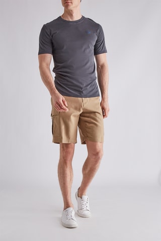 Short en lin - Kaki