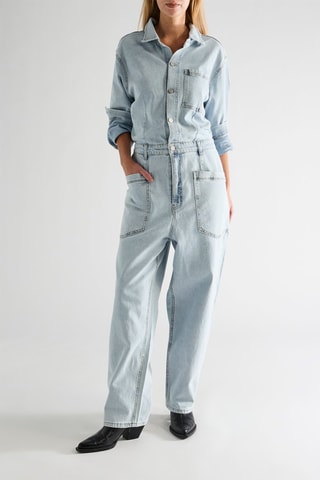 Combinaison en jean - Bleu clair