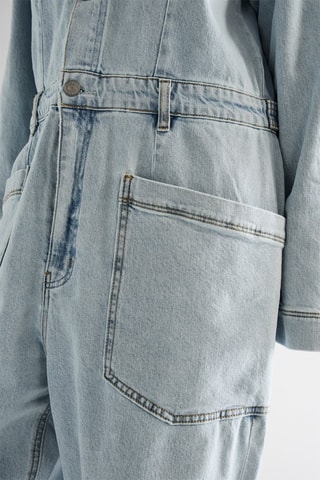 Combinaison en jean - Bleu clair