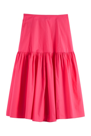 Jupe midi taille haute - Rose