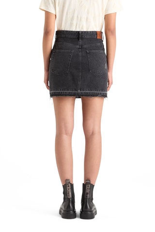 Minijupe en jean - Noir
