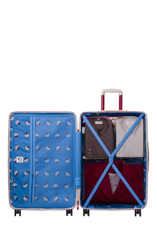 Maleta (L) - Marfil - 75 cm - Hello Kitty