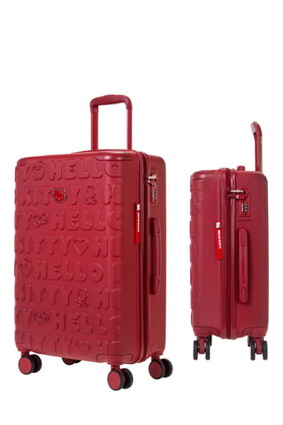 Juego de 3 maletas - Rojo - 55/65/75 cm - Hello Kitty