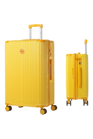 Set de 3 valises - Jaune - 55/65/75 cm - Murano