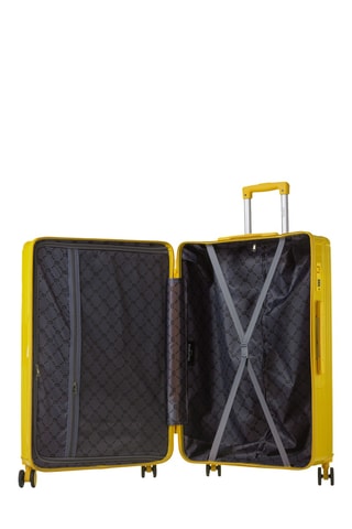 Set de 3 valises - Jaune - 55/65/75 cm - Murano