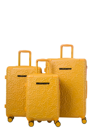 Juego de 3 maletas - Amarillo - 55/65/75 cm - Hello Kitty