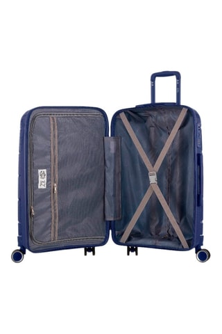 Maleta mediana (M) CH3 - Azul marino - 65 cm - Candado TSA