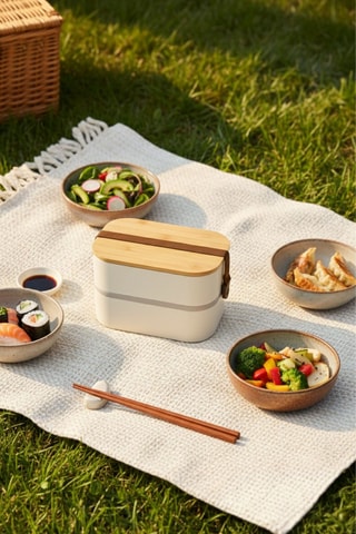 Lunch box en acier inoxydable - 14,5 x 18,5 x 12,5 cm