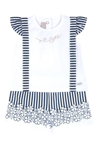 T-shirt en Short Blauw