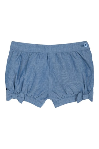 Short Gemêleerd Lichtblauw