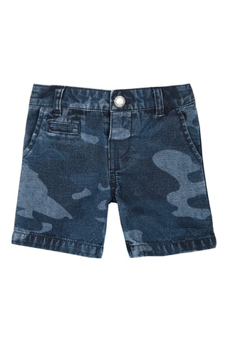 Short en jean Bleu