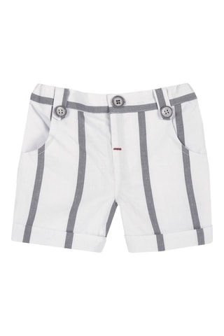 Short Blanc et gris