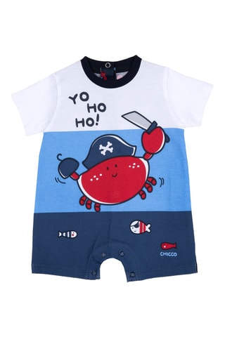 Broekpakje Wit en Blauw