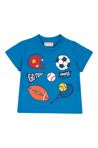T-shirt Lichtblauw