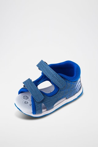 Sandalen van spijkerstof- Donkerblauw