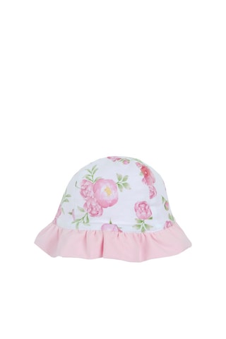 Dubbelzijdig bobhoedje - Roze
