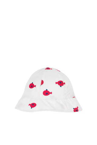 Bobhoedje - Wit en Rood