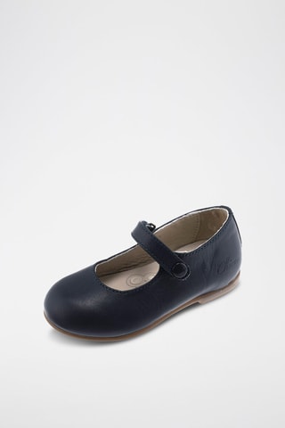 Leren Mary Janes - Donkerblauw