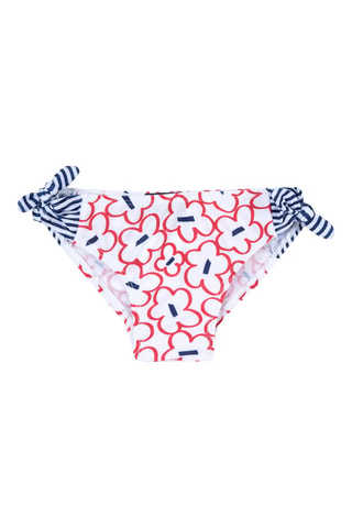 Bikinibroekje - Wit en Rood
