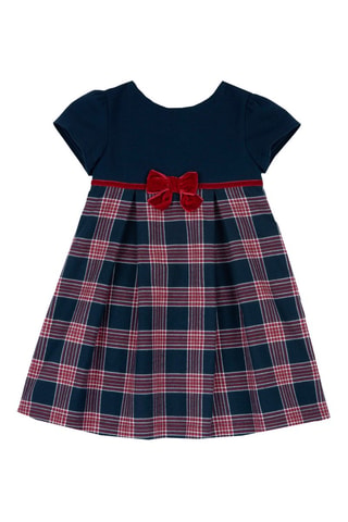 Jurk - Marineblauw en Rood