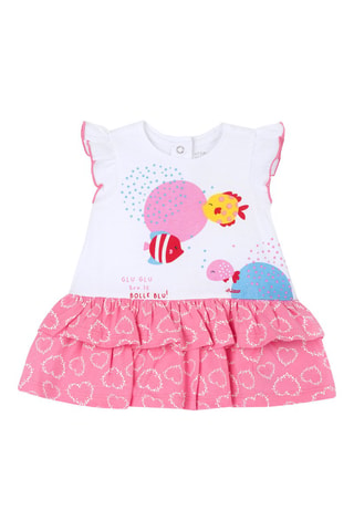 Jurk - Wit en Roze