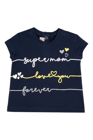 T-shirt Donkerblauw