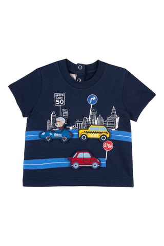T-shirt Donkerblauw