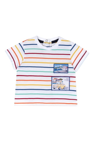 T-shirt - Wit en Rood