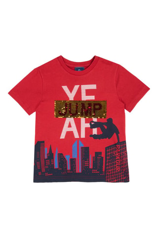 T-shirt Rood