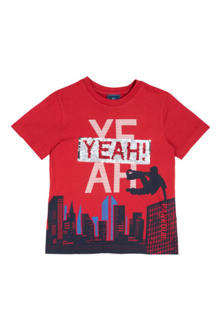 T-shirt Rood